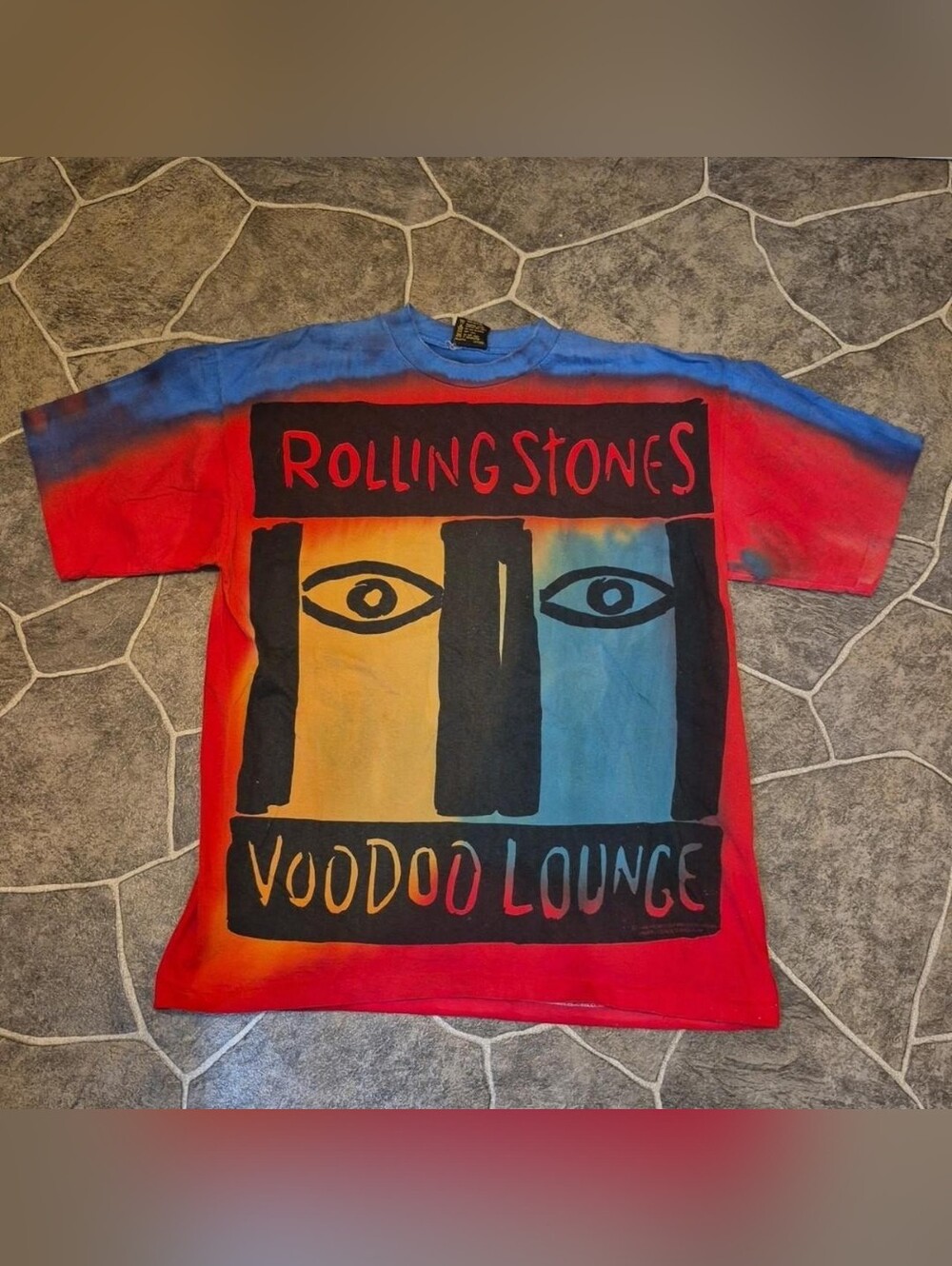 Rollingstones Voodoo lounge Official Vintage Band Tee